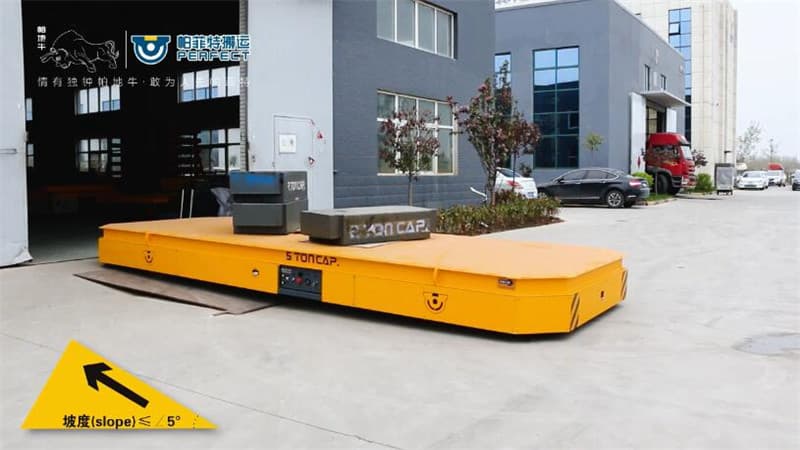 motorized die cart for foundry environment 25 tons